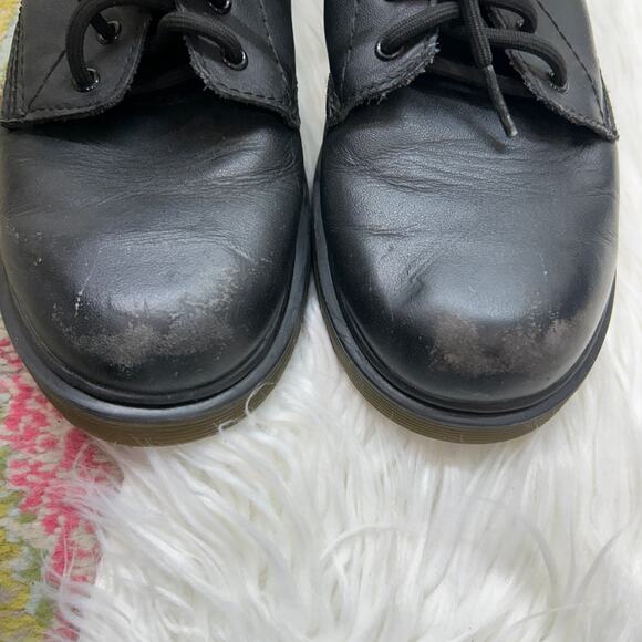 Dr. Martens 1460 Multi Stitch J Combat Boot Womens 5 Black Leather - Picture 4 of 8